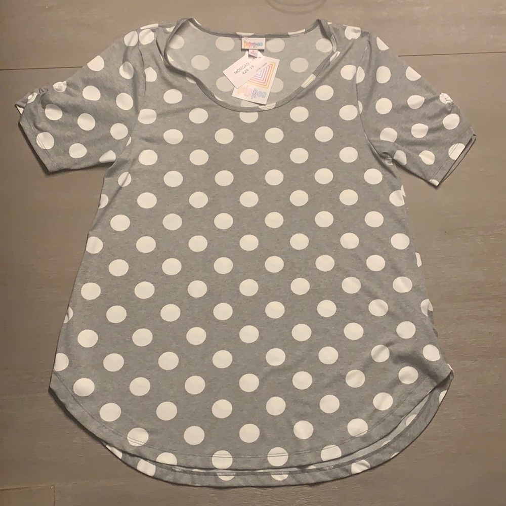 Lularoe Morgan Polka Dot Top